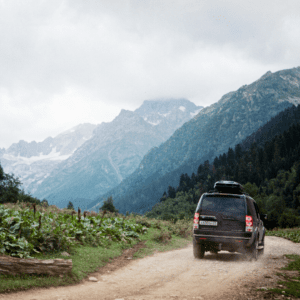 Car in Mountains