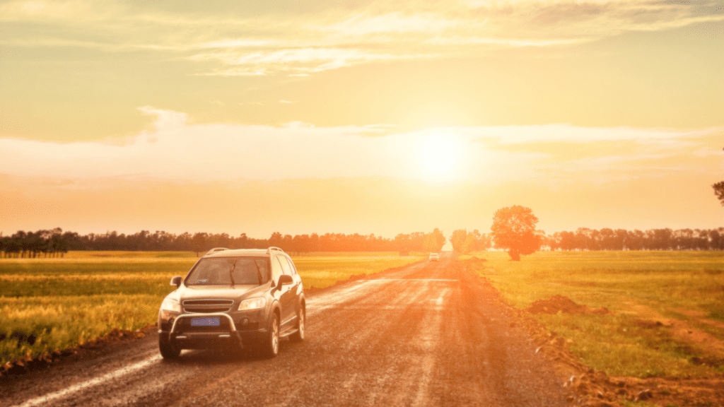 Car in Sunset