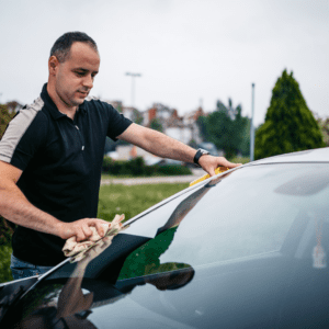 Cleaning Windshield